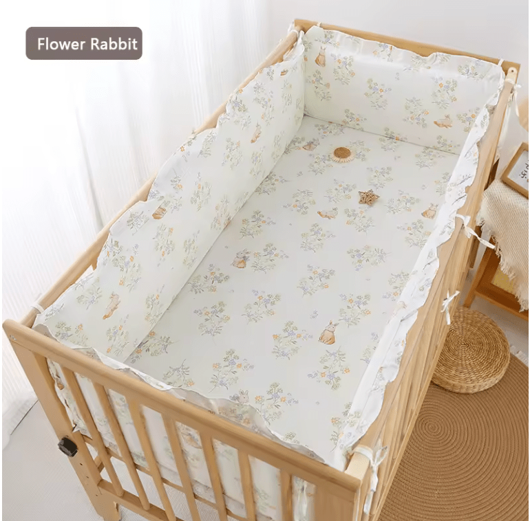 Tour de lit bébé 5 pièces | Coton Douillet - Palais De Bébé
