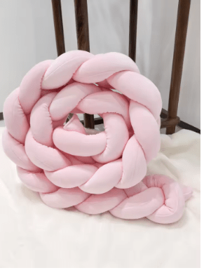 Tresse de lit bebe rose | Ultra-douce - Palais De Bébé