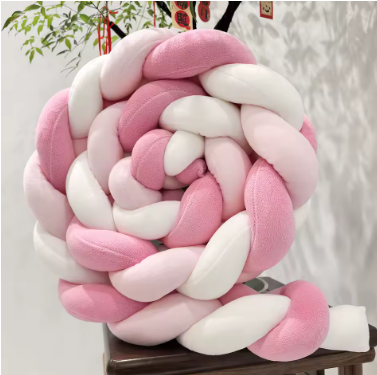 Tresse de lit bebe rose | Ultra-douce