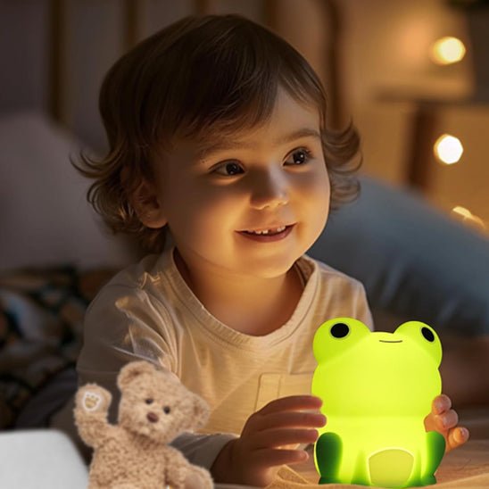 Veilleuse bébé - grenouille| Greeny - Palais De Bébé