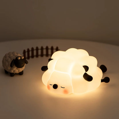 veilleuse bebe mouton lumiere nuit animal